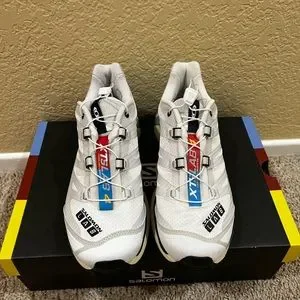 Salomon XT-4 White Lunar Rock Night Sky SIZE 8 WORN ONCE Salomon | Shoes | Salomon Xt4 White Lunar Rock Night Sky  main image 2